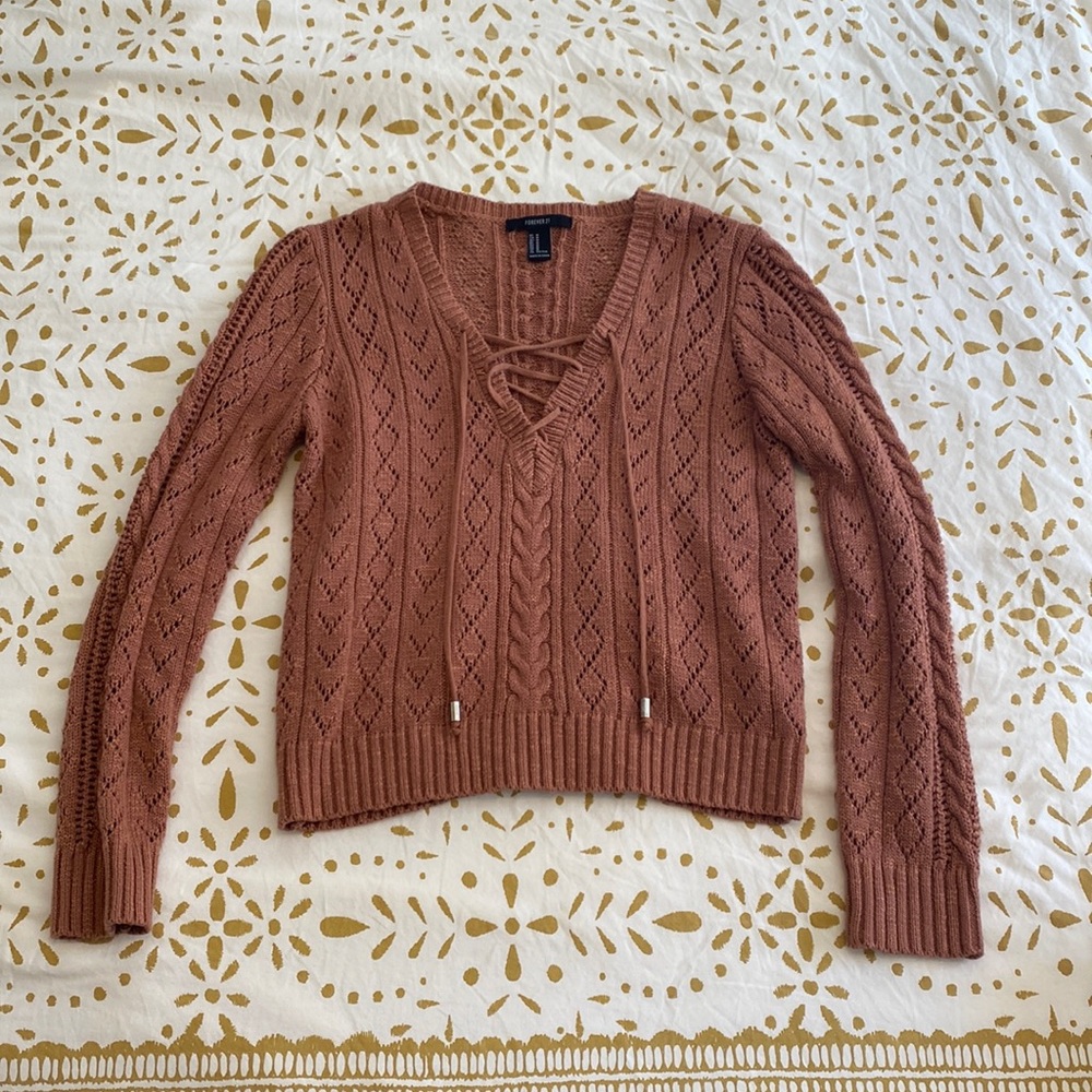 Pink Knit Sweater